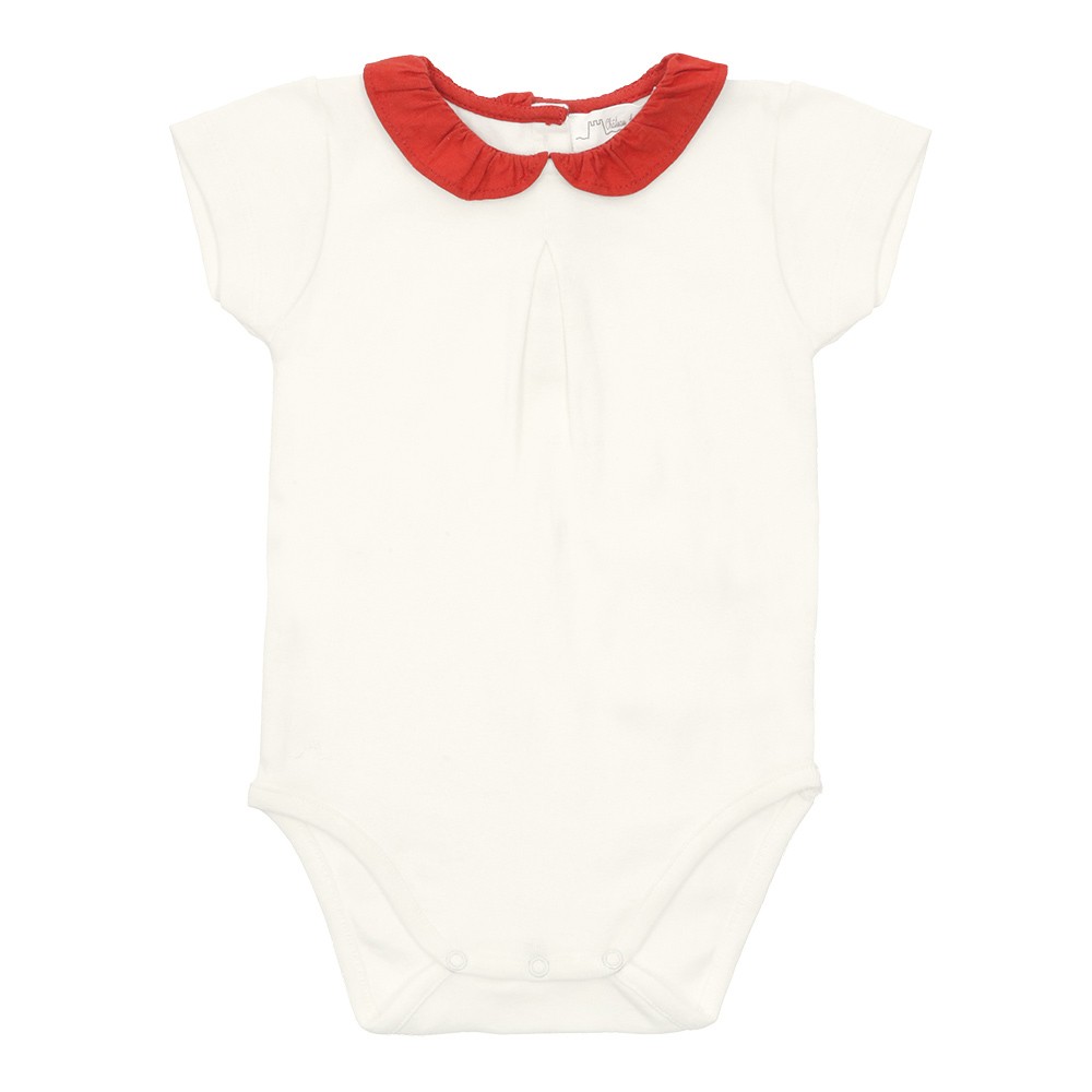 Flounce collar onesie Baby clothes online