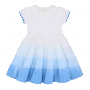 Dip-dye ombre ballerina dress