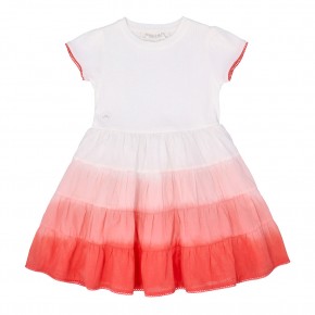 Dip-dye ombre ballerina dress